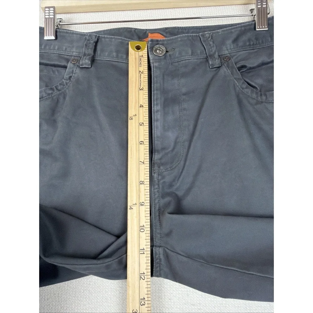 Tommy Bahama Men's Straight Leg 5-Pocket Gray Pants 36X30 Stretch Pima‎ Cotton